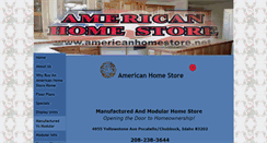 Desktop Screenshot of americanhomestore.net