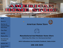 Tablet Screenshot of americanhomestore.net